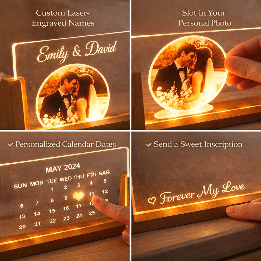 Personalized Acrylic Photo Mood Lamp——A Gentle Light for the Moments That Matter Most