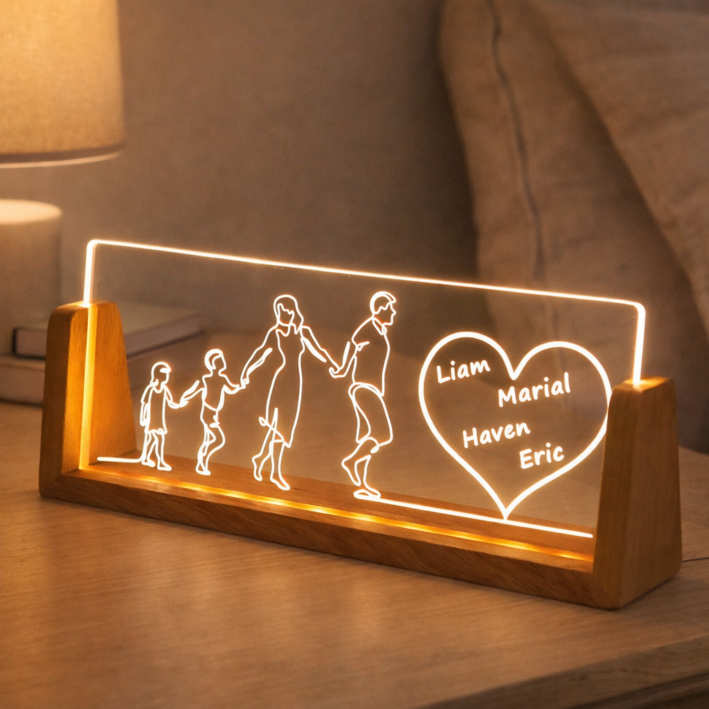 Personalized Acrylic Photo Mood Lamp——A Gentle Light for the Moments That Matter Most