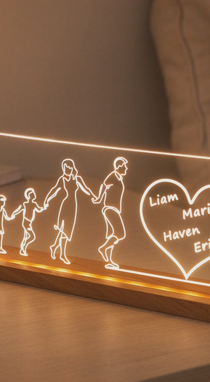 Personalized Acrylic Photo Mood Lamp——A Gentle Light for the Moments That Matter Most